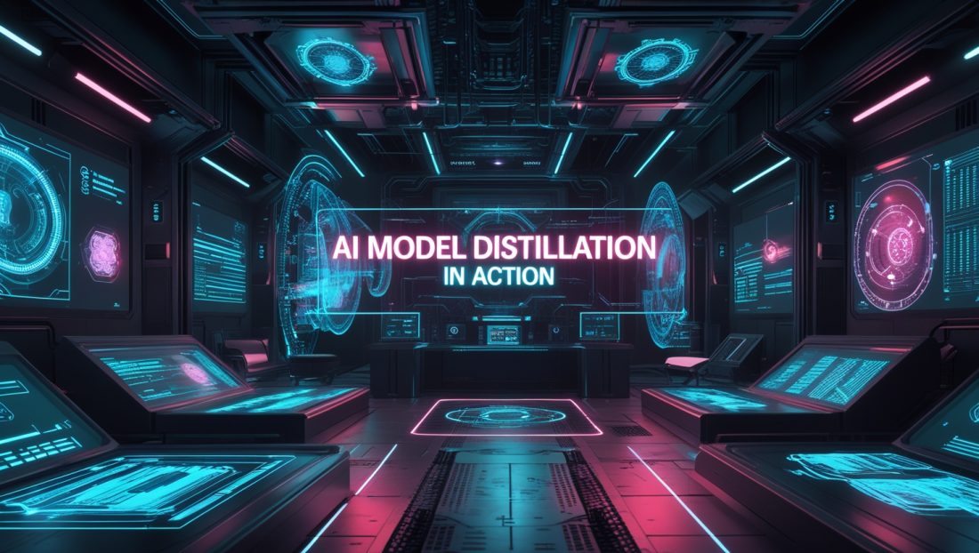 AI model distillation in action