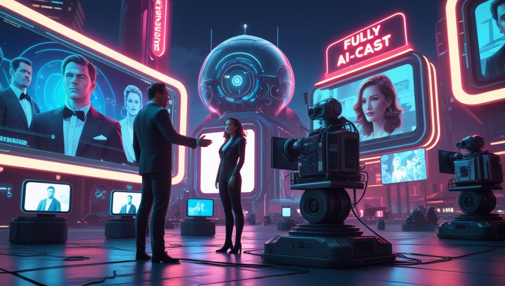 Digital twin of a Hollywood actor being rendered in real-time using AI tools for film production