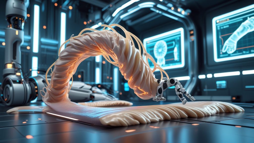 MIT’s biohybrid soft robotics artificial muscles mimicking the human iris under light stimulation