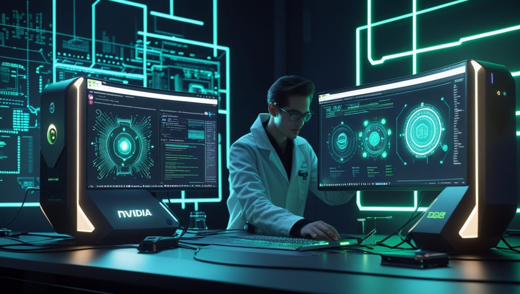 NVIDIA DGX Spark and DGX Station personal AI computers powering next-gen AI workflows.