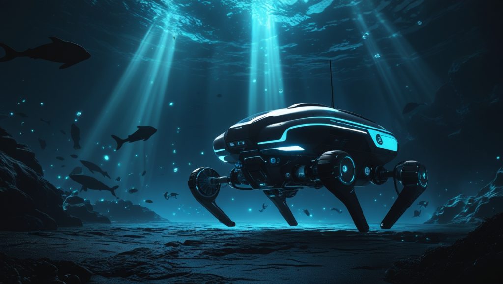Untethered deep-sea robots exploring ocean depths