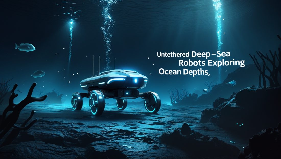 Untethered deep-sea robots exploring ocean depths