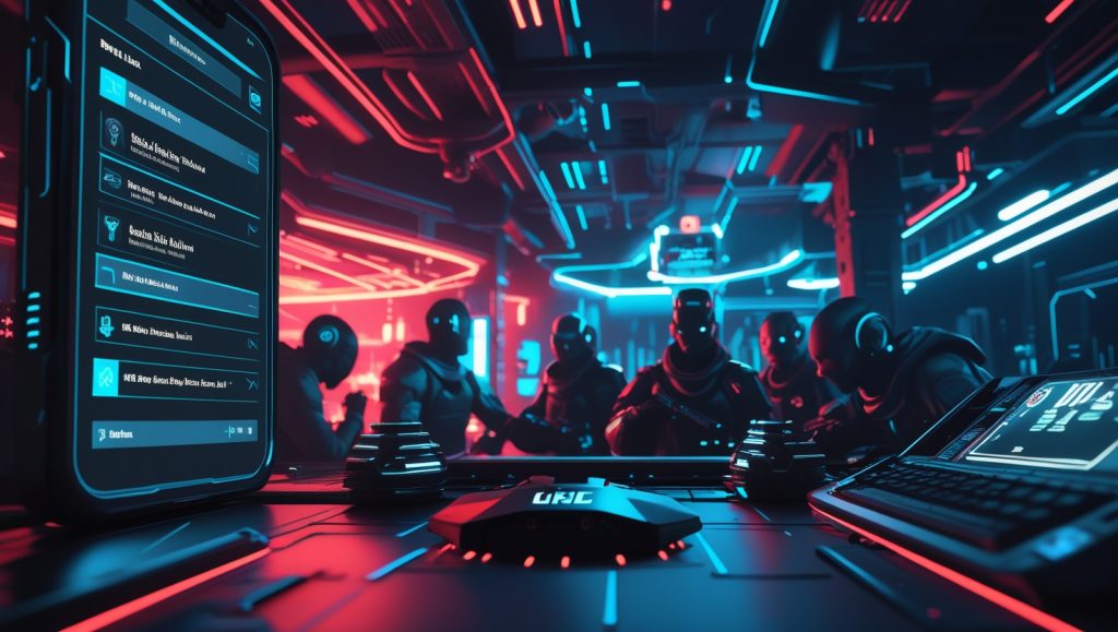 Ranked play lobby with a streamlined squad in Call of Duty Mobile 2025