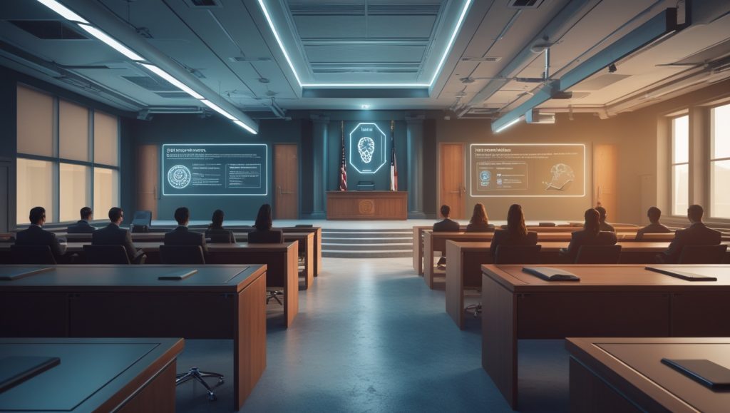A crossroads emerges in the evolution of justice. In one path, a bold law shapes the future—demanding AI systems prove their fairness before shaping lives