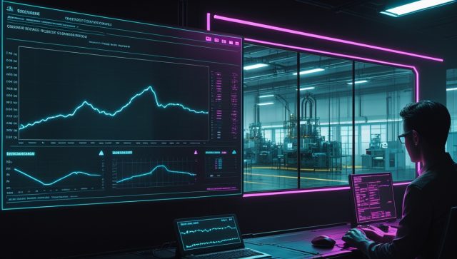 IIoT sensor data training gap factory AI — smoothed SCADA data versus real noisy sensor stream