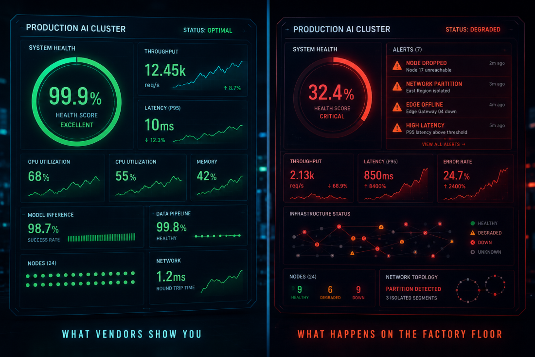 Distributed AI infrastructure reliability, not raw performance, now decides industrial deployment success