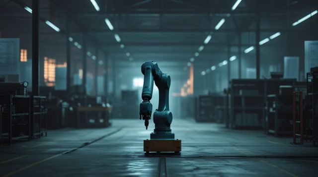 The industrial robot cost guides everyone’s reading assume you pay US wages—a lone robot arm on an empty factory floor.