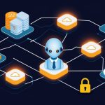 "AI agent security risks shown through an over-permissioned agent connected to enterprise systems"