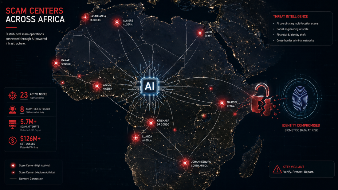 AI cybercrime in Africa spreading across scam centers and financial networks"