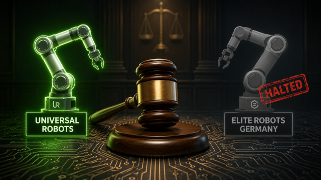 "Cobot copyright lawsuit halting Elite Robots software sales in Germany"