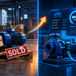 Equipment-as-Service margins double manufacturing AI ROI—traditional hardware sale vs performance-based service model comparison."